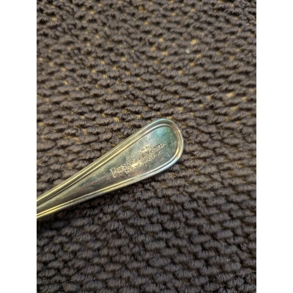 Vintage Hotel Pennsylvania Reed & Barton Silver Plated Teaspoon NYC Collectible